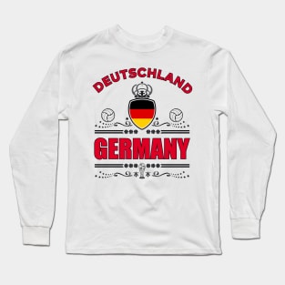 DEUTSCHALND | Deutscher Fußball | Germany Football Long Sleeve T-Shirt